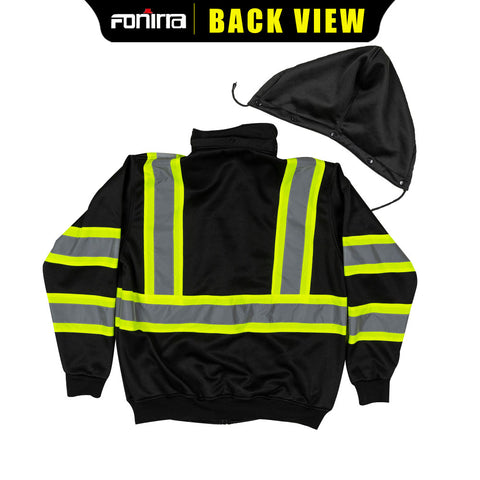 men's safety clothing with detachable hood