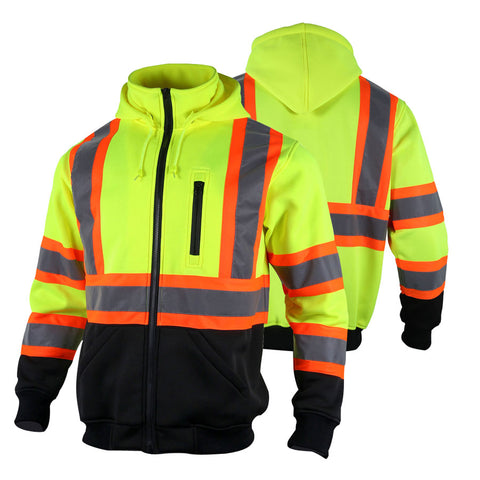 hi vis winter safey sweatshirt