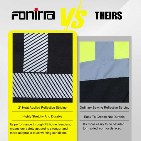 fonirra hi vis sweatshirts heat applied reflective tape