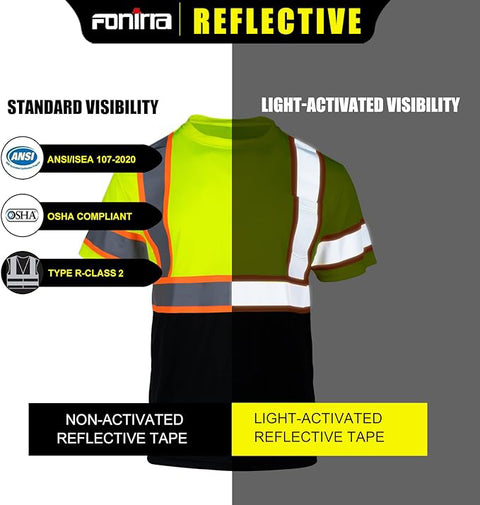 Men's Work Safety hi vis Shirt for Men