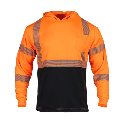 men's work safety shirt with hood