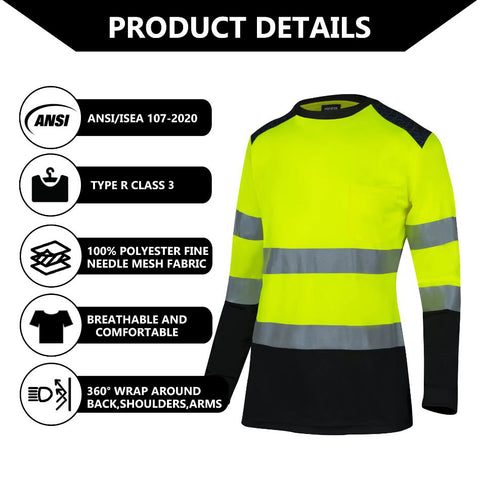 class 3 women's hi vis shirt