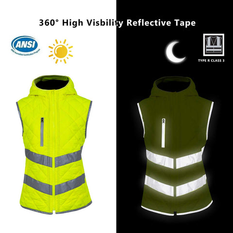 women vest reflective meet type R class 3