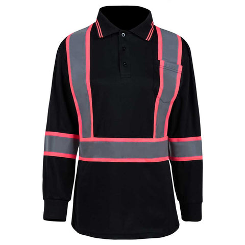 BLACK WOMEN POLO SHIRTS