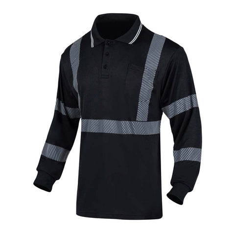 black safety polo shirts