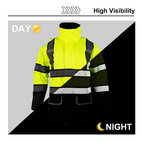 high visibility winter jackets