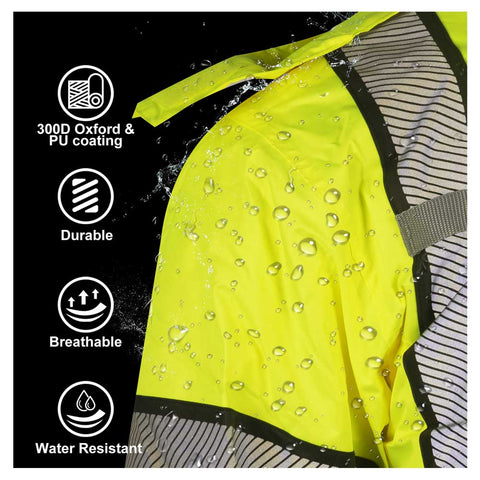 waterproof high visibility winter jacket