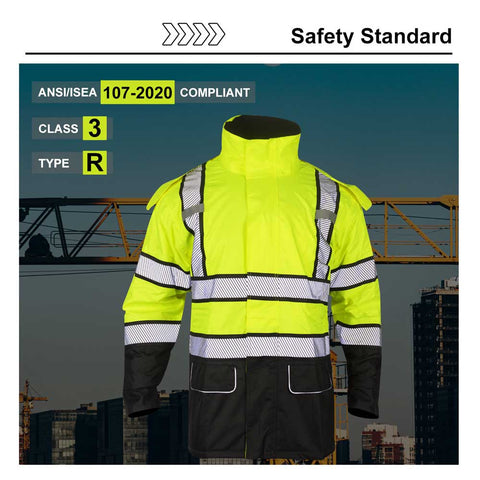 high visibility rain jacket​s