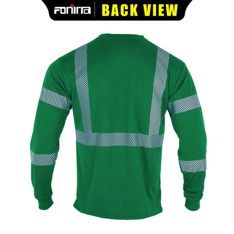 green safety hi vis shirts