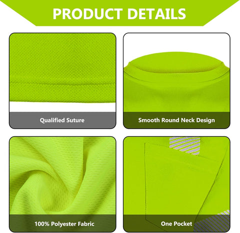 hi vis shirts detail