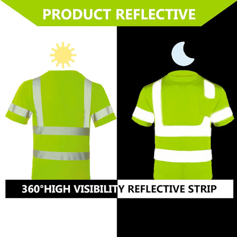 reflective tape hi vis shirts