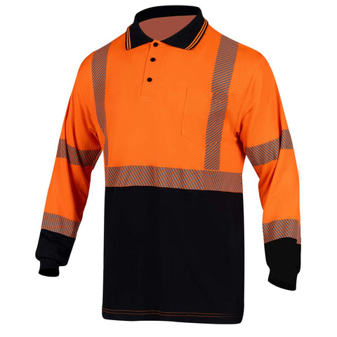 orange long sleeve safety shirts